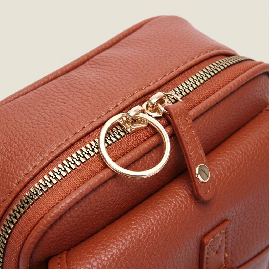 The Luxe Vegan Leather Crossbody