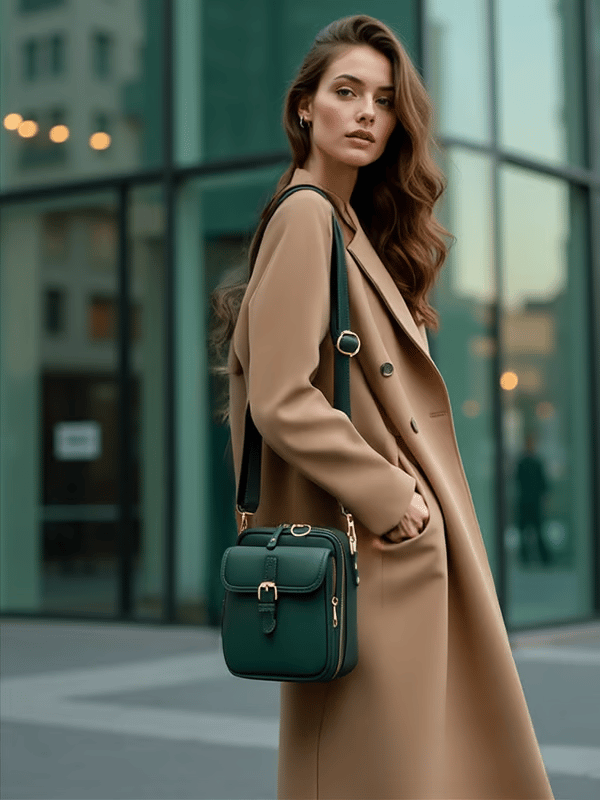 The Luxe Vegan Leather Crossbody