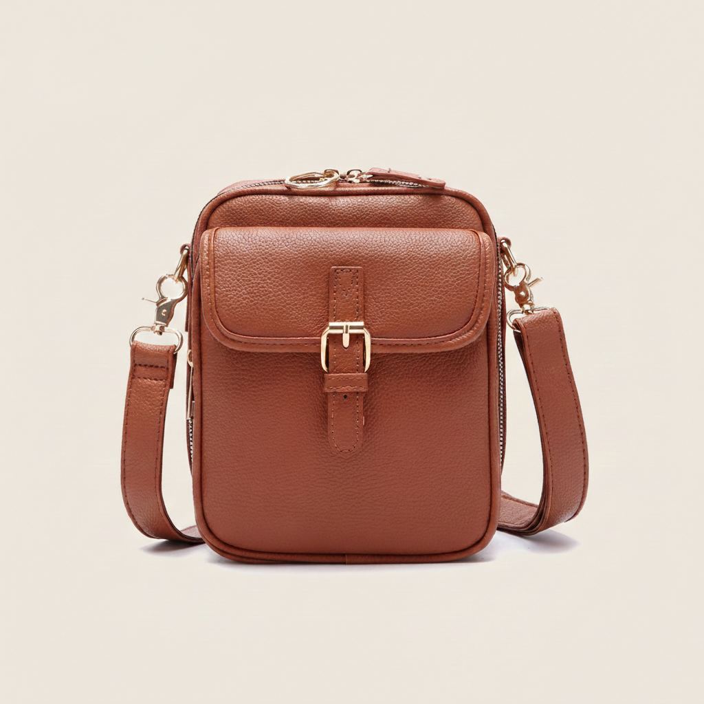 The Luxe Vegan Leather Crossbody