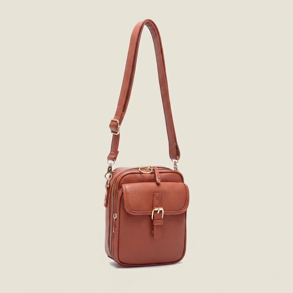 The Luxe Vegan Leather Crossbody