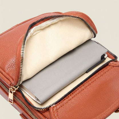 The Luxe Vegan Leather Crossbody