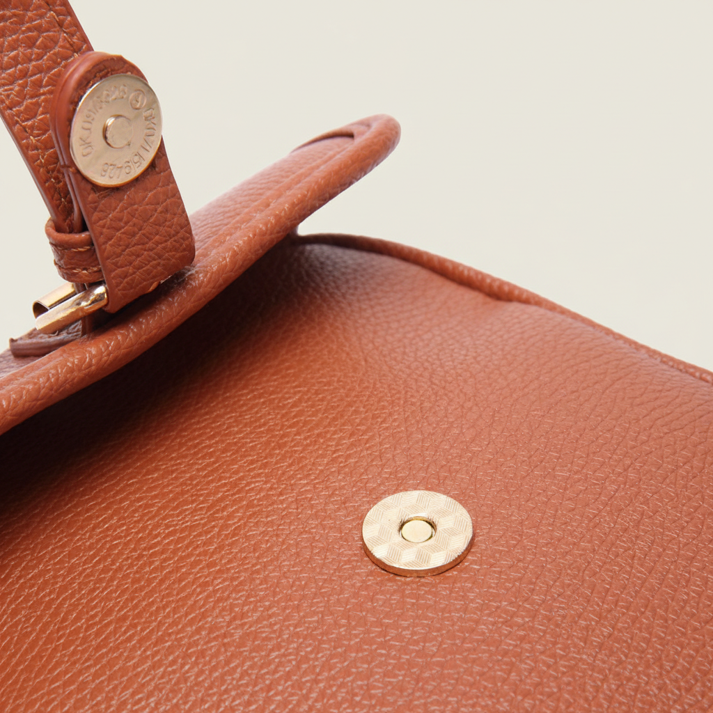 The Luxe Vegan Leather Crossbody